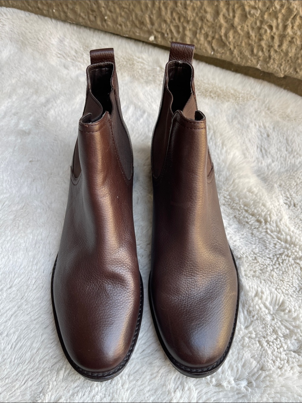 Cole Haan Leather Chelsea Boot in Brown Size 9.5